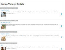 Tablet Screenshot of cameovintagerentals.blogspot.com