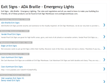 Tablet Screenshot of exitsigntrends.blogspot.com