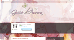 Desktop Screenshot of goccedaurora.blogspot.com