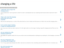 Tablet Screenshot of changingalife.blogspot.com