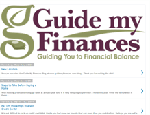 Tablet Screenshot of guidemyfinances.blogspot.com