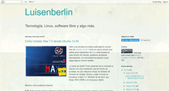 Desktop Screenshot of luisenberlin.blogspot.com