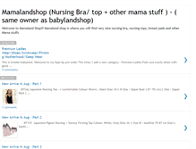 Tablet Screenshot of mamalandshop.blogspot.com
