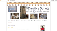 Desktop Screenshot of creativeoutletsofathriftymindedmomma.blogspot.com