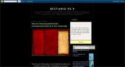 Desktop Screenshot of bestiario909.blogspot.com