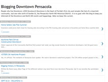 Tablet Screenshot of bloggingdowntownpensacola.blogspot.com