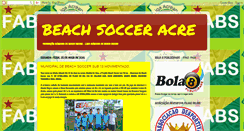 Desktop Screenshot of beachsoccerac.blogspot.com