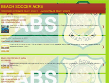 Tablet Screenshot of beachsoccerac.blogspot.com