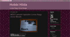 Desktop Screenshot of hobbihilda.blogspot.com