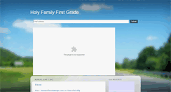 Desktop Screenshot of holyfamilyfirstgrade.blogspot.com
