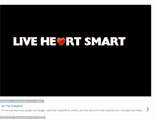 Tablet Screenshot of liveheartsmart.blogspot.com