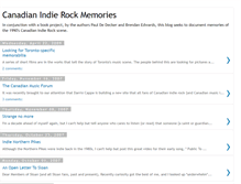 Tablet Screenshot of cdnindierockmemories.blogspot.com