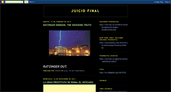 Desktop Screenshot of cristojuiciofinal.blogspot.com