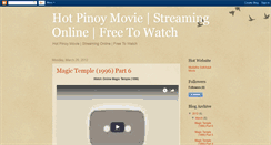 Desktop Screenshot of hotpinoymovie.blogspot.com