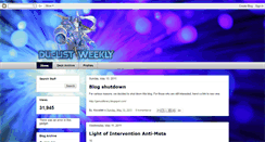 Desktop Screenshot of duelistweeklyblog.blogspot.com