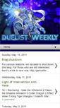 Mobile Screenshot of duelistweeklyblog.blogspot.com