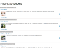 Tablet Screenshot of findingfashionland.blogspot.com