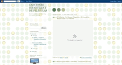 Desktop Screenshot of cancionesinfantilesydepeliculas.blogspot.com