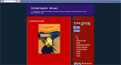 Desktop Screenshot of intertextoatual.blogspot.com