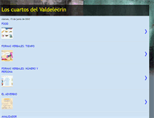 Tablet Screenshot of loscuartosdelvaldelecrin.blogspot.com