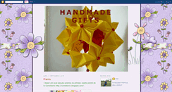 Desktop Screenshot of handmade--gifts.blogspot.com