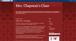 Desktop Screenshot of mrschapmansclass.blogspot.com