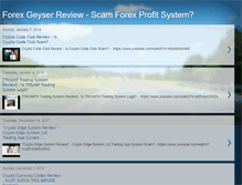 Tablet Screenshot of forexgeyserreview-scam-bonus.blogspot.com