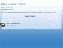 Tablet Screenshot of buffalodesignworkshops.blogspot.com