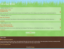 Tablet Screenshot of glowing-styler.blogspot.com