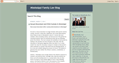 Desktop Screenshot of mississippifamilylawblog.blogspot.com