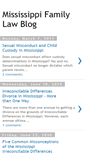 Mobile Screenshot of mississippifamilylawblog.blogspot.com