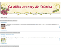 Tablet Screenshot of cristinalaaldeacountry.blogspot.com