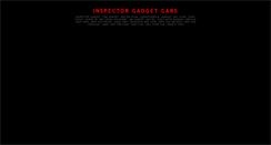 Desktop Screenshot of inspectorgadgetcars.blogspot.com