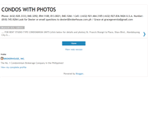 Tablet Screenshot of condoswithphotos.blogspot.com