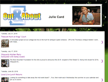 Tablet Screenshot of out-and-about-juliecard.blogspot.com