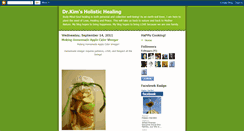 Desktop Screenshot of drkimsholistichealing.blogspot.com