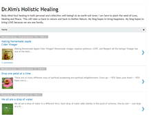 Tablet Screenshot of drkimsholistichealing.blogspot.com