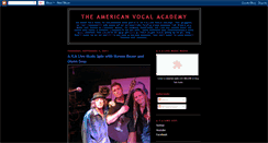 Desktop Screenshot of americanvocalacademy.blogspot.com