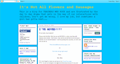 Desktop Screenshot of itsnotallflowersandsausages.blogspot.com