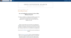 Desktop Screenshot of ohiooffendersearch.blogspot.com