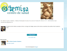 Tablet Screenshot of dramariafuentes.blogspot.com