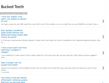 Tablet Screenshot of bucked-teeth.blogspot.com