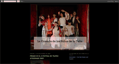 Desktop Screenshot of lacruzadadelosninosdelacalle.blogspot.com