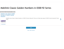 Tablet Screenshot of mobilink-golden-numbers.blogspot.com