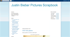 Desktop Screenshot of justinbieberpicturesscrapbook.blogspot.com