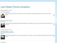 Tablet Screenshot of justinbieberpicturesscrapbook.blogspot.com