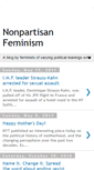 Mobile Screenshot of nonpartisanfeminism.blogspot.com
