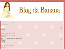 Tablet Screenshot of blogdabanana.blogspot.com