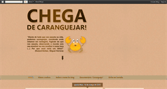 Desktop Screenshot of chegadecaranguejar.blogspot.com