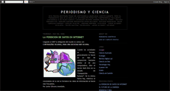 Desktop Screenshot of periodismoyciencia.blogspot.com